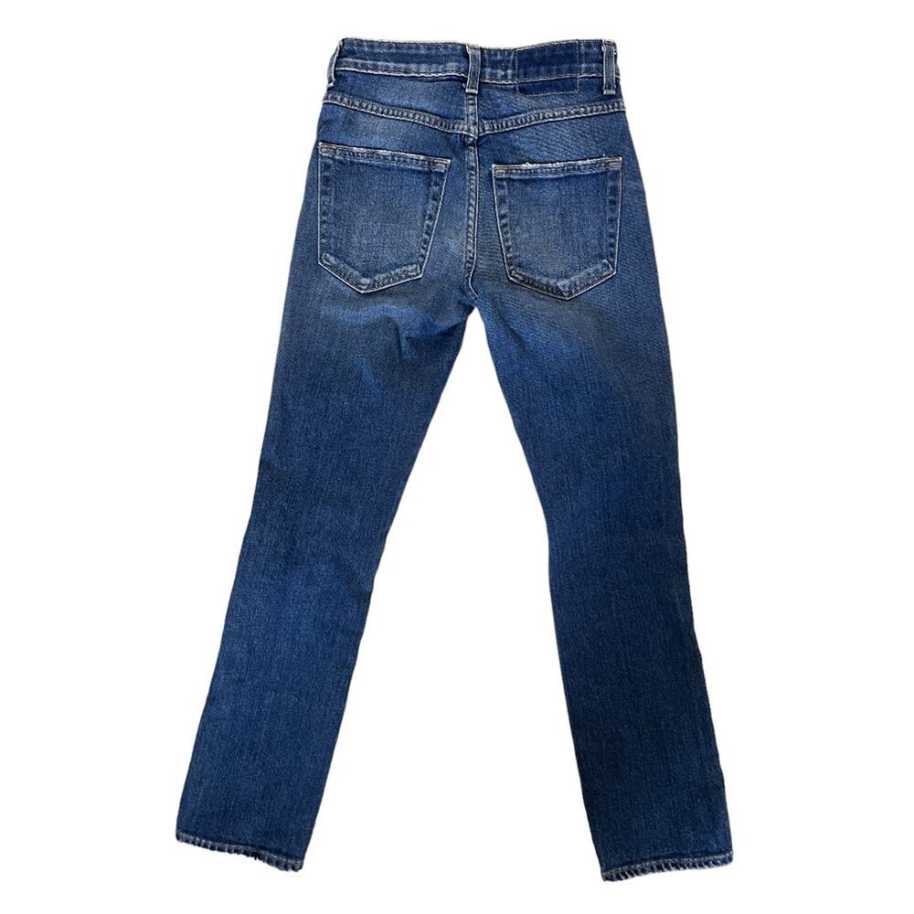 AMO babe thrifted with destroy distressed jeans cropped casual ankle - Picture 5 of 8
